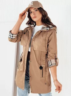 Kurtka damska parka VERDU beżowa Dstreet TY4225-XL - Kurtki damskie - miniaturka - grafika 1