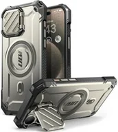 Etui i futerały do telefonów - Supcase Etui pancerne UB Mag XT z MagSafe do iPhone 15 Pro, beżowe - miniaturka - grafika 1