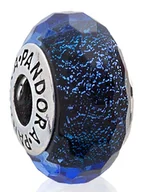Charmsy - Pandora Srebrny charms ze szkłem Murano - miniaturka - grafika 1