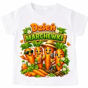 Koszulki dla dziewczynek - Koszulka na dzień marchewki - wzór marchewka1 - miniaturka - grafika 1
