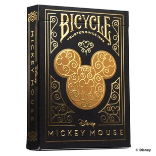 Bicycle Mickey Black Gold karta do gry 56 szt. - Gry karciane - miniaturka - grafika 1
