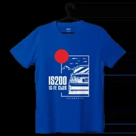 Odzież do sportów motorowych - T-shirt koszulka Lexus IS IS200 JDM niebieska-4XL - miniaturka - grafika 1