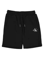 Spodenki damskie - Calvin Klein Szorty dresowe w kolorze czarnym - miniaturka - grafika 1