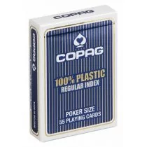 Copag Karty do pokera Copag Jumbo 2 rogi Blue - Zestawy do pokera - miniaturka - grafika 2