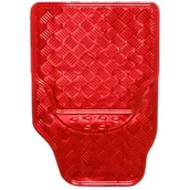 Dywaniki samochodowe - Dywaniki alu czerwone (przód + tył) 4CAR - miniaturka - grafika 1