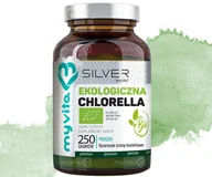 Suplementy naturalne - ekologiczna CHLORELLA Silver MyVita 250g - miniaturka - grafika 1