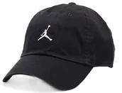 Czapki i chusty sportowe męskie - AIR JORDAN - CZAPKA Z DASZKIEM - HQ1963-010 czarna czapka z logo - miniaturka - grafika 1