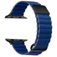 Akcesoria do smartwatchy - Pasek LUNA A00290 do Apple Watch 3/4/5/6/7/8/9/SE (42/44/45mm) Niebieski - miniaturka - grafika 1