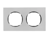 Klawisze i ramki - Berker Ramka potrójna podwójna R.8 - stal nierdzewna, montaż płaski - miniaturka - grafika 1