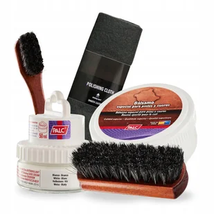 Tłuszcz i Biała Pasta Krem do Butów Szmatka Szczotki Palc Zestaw 5w1 - Środki do obuwia i ubrań - miniaturka - grafika 1