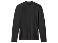 Kąpielówki dla chłopców - pepperts!® Koszulka do pływania dziecięca, z ochroną UV 50+ (Czarny, 158/164) - miniaturka - grafika 1