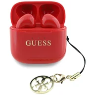 Słuchawki - Guess Glossy Effect Printed czerwony - miniaturka - grafika 1