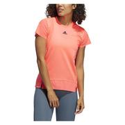 Koszulki i topy damskie - Adidas, Koszulka damska, HeatRDY Training GL6923, pomarańczowy, rozmiar S - miniaturka - grafika 1