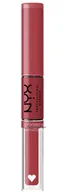 Szminki - NYX Professional Makeup - SHINE LOUD HIGH PIGMENT LIP SHINE - Płynna, dwustronna pomadka do ust - 6.8 ml - MOVIE MAKER - miniaturka - grafika 1