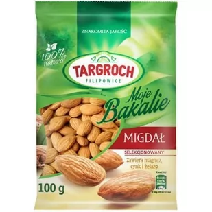 Targroch TAR-GROCH-FIL sp. j. Migdały selekcjonowane 100g - Orzechy i nasiona - miniaturka - grafika 1