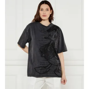 Desigual T-shirt DONALD Desigual x Disney Regular Fit - Koszulki i topy damskie - miniaturka - grafika 1