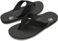 Klapki i japonki męskie - japonki męskie VOLCOM VICTOR SANDALS Black - miniaturka - grafika 1
