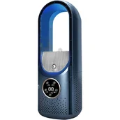 Wentylatory - Wentylator bezłopatkowy, 6 prędkości, niski poziom hałasu, pionowy, odpowiedni do użytku wewnątrz pomieszczeń, sypialni i biura (niebieski) - miniaturka - grafika 1