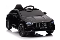 Pojazdy elektryczne dla dzieci - Auto Na Akumulator Mercedes CLA 45s AMG Czarny 4x4 - miniaturka - grafika 1