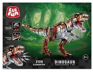 Klocki - KLOCKI ELEFUN DINOZAUR T-REX zestaw 2108 ELEMENTÓW XXL prezent - miniaturka - grafika 1