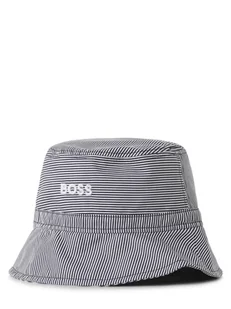 BOSS Orange Męska czapka z daszkiem Mężczyźni Bawełna niebieski|biały w paski, L/XL - Czapki i chusty sportowe męskie - miniaturka - grafika 1