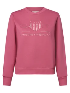 Gant Bluza damska Kobiety wyrazisty róż jednolity, M - Bluzy damskie - miniaturka - grafika 1