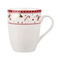 Ozdoby bożonarodzeniowe - Kubek baryłka świąteczna choinka dekorowany b, 300 ml - miniaturka - grafika 1