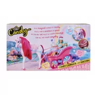 Akcesoria dla lalek - MGAs Dream Ella Candy Carriage and Unicorn. Karoca i Jednorożec 583318 Mga Entertainment - miniaturka - grafika 1