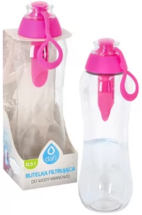 Butelka Filtrująca Dafi Soft 0,5L + 1 Flamingowa Różowa - Butelki filtrujące - miniaturka - grafika 1