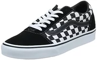 Trampki męskie - Vans BUTY MN WARD (CHECKERED) BLA VN0A38DMPVJ - miniaturka - grafika 1