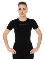 Pozostała odzież narciarska - Brubeck, T-shirt termoaktywny damski z krótkim rękawem, 3D Bike Pro, rozmiar L - miniaturka - grafika 1