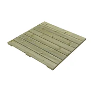 Podesty i deski tarasowe - Podest 80 x 80 cm drewno sosnowe - miniaturka - grafika 1