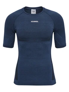 Hummel Koszulka funkcyjna "TE Mike Seamless" w kolorze granatowym - Koszulki sportowe męskie - miniaturka - grafika 1