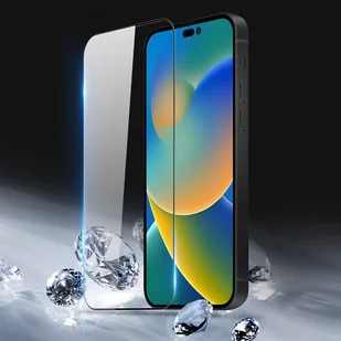 Dux Ducis 10D Tempered Glass wytrzymałe szkło hartowane 9H na cały ekran z ramką iPhone 14 Pro czarny (case friendly) - Szkła hartowane na telefon - miniaturka - grafika 4
