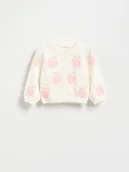 Bluzki dla niemowląt - Reserved - Kardigan z wiskozą - złamana biel - miniaturka - grafika 1