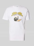 Koszulki męskie - T-shirt z nadrukiem z logo - miniaturka - grafika 1