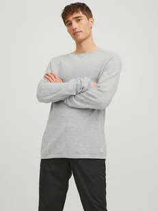 Jack & Jones Sweter "Hill" w kolorze szarym - Swetry męskie - miniaturka - grafika 1
