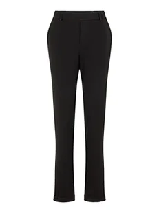 VERO MODA Spodnie damskie, normalna talia, czarny, 48 - Spodnie damskie - miniaturka - grafika 1