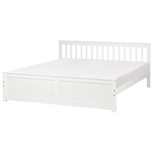 Łóżko OLENDON 180 x 200 cm Drewno Biały - Łóżka Łóżko OLENDON 180 x 200 cm Drewno Biały - Łóżka - miniaturka - grafika 1