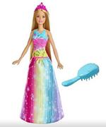 Lalki dla dziewczynek - Lalka Barbie dreamtopia tęczowa księżniczka - miniaturka - grafika 1