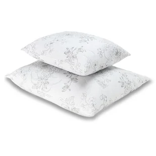 Poduszki 70x80 2-pack zestaw kwiaty antyalergiczne grube 2 sztuki - Poduszki - miniaturka - grafika 1