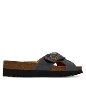 Klapki i japonki damskie - Klapki Scholl La Serena MF00820 Szary - miniaturka - grafika 1