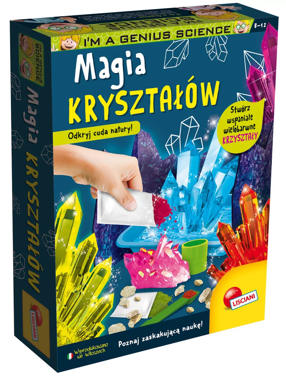 Lisciani Magia kryształów. Zestaw kreatywny