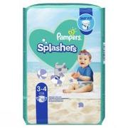 Pieluchy - Pampers Splashers, Pieluszki do pływania, rozmiar 3-4, 12 szt. - miniaturka - grafika 1