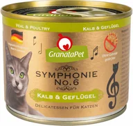 Mokra karma dla kotów - Zestaw GranataPet Symphonie, 12 x 200 g - Cielęcina z drobiem - miniaturka - grafika 1