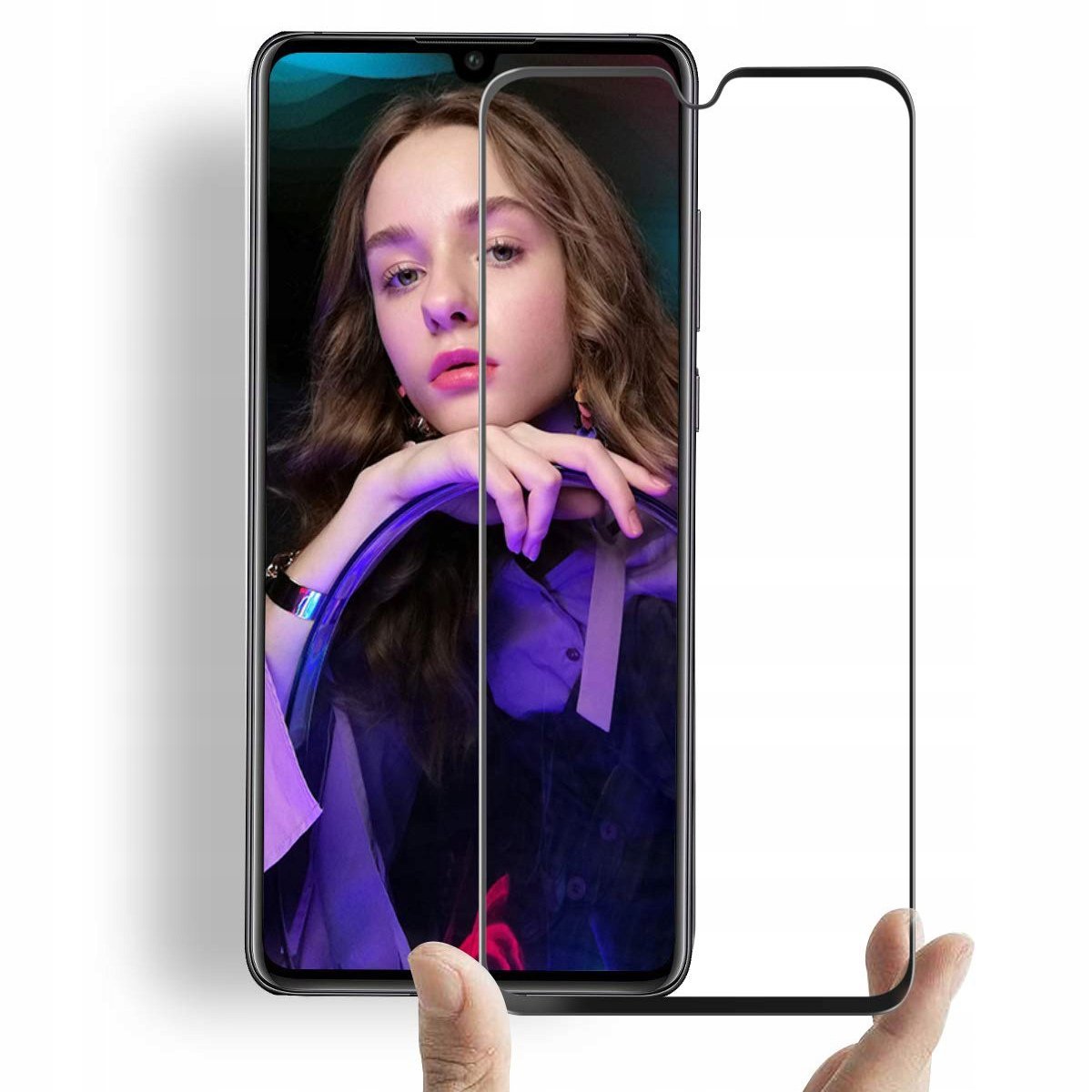 SZKŁO FULL GLUE PEŁNY 5D DO HUAWEI P30