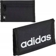 Portfele - Portfel ADIDAS Damski Męski Czarny sportowy - JE8346 - miniaturka - grafika 1