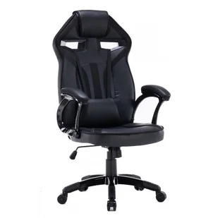 Fotel Czarny Nowoczesny Gamingowy R7-B17 - Fotele gamingowe Fotel Czarny Nowoczesny Gamingowy R7-B17 - Fotele gamingowe - miniaturka - grafika 1