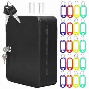 SKRZYNKA SZAFKA KASETKA NA KLUCZE + ZAWIESZKI 20x KIBX1 - Szafki na klucze SKRZYNKA SZAFKA KASETKA NA KLUCZE + ZAWIESZKI 20x KIBX1 - Szafki na klucze - miniaturka - grafika 1