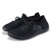 Buty trekkingowe męskie - SH5009M Buty męskie BAREFOOT MERINO czarny/czarny 41 - miniaturka - grafika 1